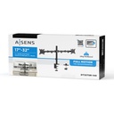 AISENS Soporte mesa para 2 Monitores 9KG 17/32" (2 Brazos)