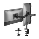 AISENS Soporte mesa para 2 Monitores 9KG 17/32" (2 Brazos)