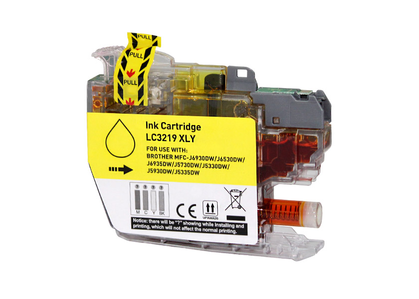 Brother cartucho compatible LC3219Y XL Amarillo