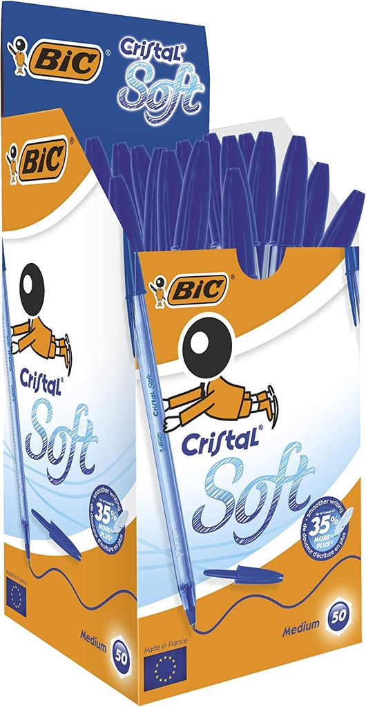 BIC cristal soft original Azul