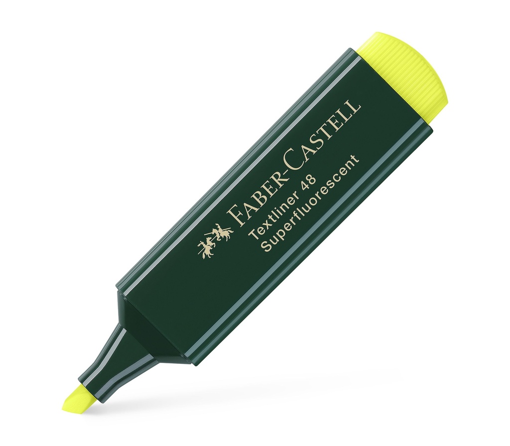 Faber-Castell Marcador Fluorescente Textliner 48 Amarillo (Pack 10 uds)