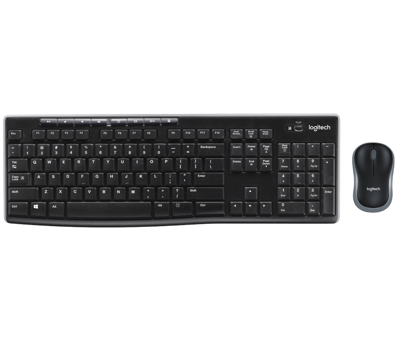 LOGITECH Teclado+Ratón MK270 (Negro)