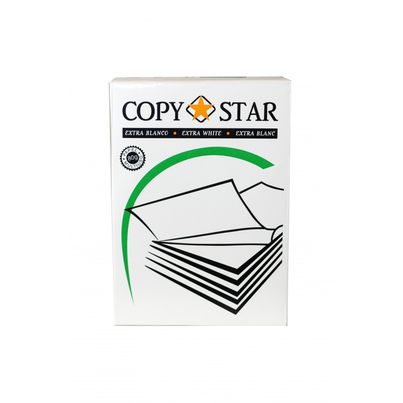 Papel A4 80gr COPY STAR (Caja 5x500 hojas)