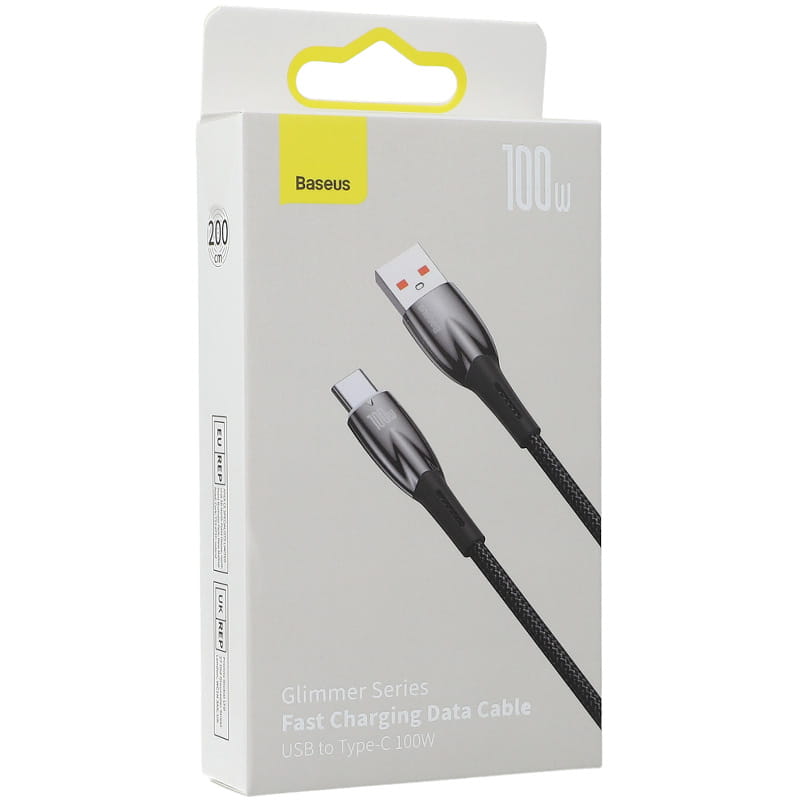 BASEUS Cable USB(A) - USB(C) 1mt 100W (Negro)