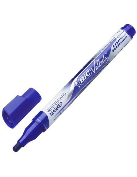 Rotulador BIC VELLEDA MED. Azul