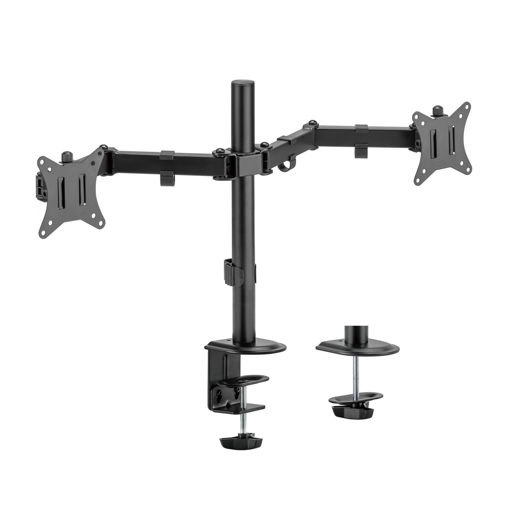 AISENS Soporte mesa para 2 Monitores 9KG 17/32" (2 Brazos)