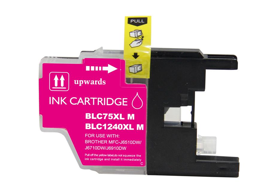 Brother cartucho compatible LC1220XL LC1240XL LC1280XL MAGENTA