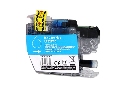 [IC-002-000027] Brother cartucho compatible LC3217C Cyan