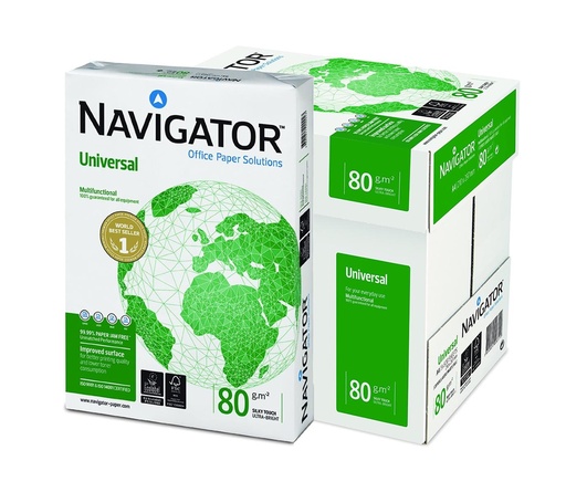 [PA-002-000001] Papel A4 80gr NAVIGATOR (Caja 5x500 hojas)