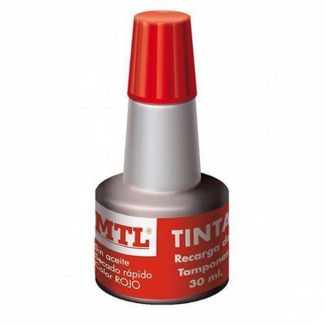 [PA-013-000002] Tinta Tampon MTL Rojo 30ml 