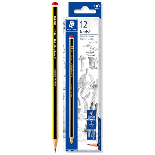 [PA-004-000009] Lápiz Staedler Noris nº2 (CAJA 12 UDS)