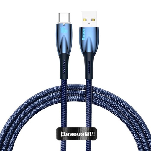 [IN-009-000002] BASEUS Cable USB(A) - USB(C) 1mt 100W (Azul)
