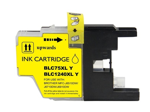 [IC-002-000004] Brother cartucho compatible LC1220XL LC1240XL LC1280XL AMARILLO