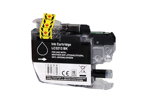 [IC-002-000022] Brother cartucho compatible LC3213BK LC3211BK Negro